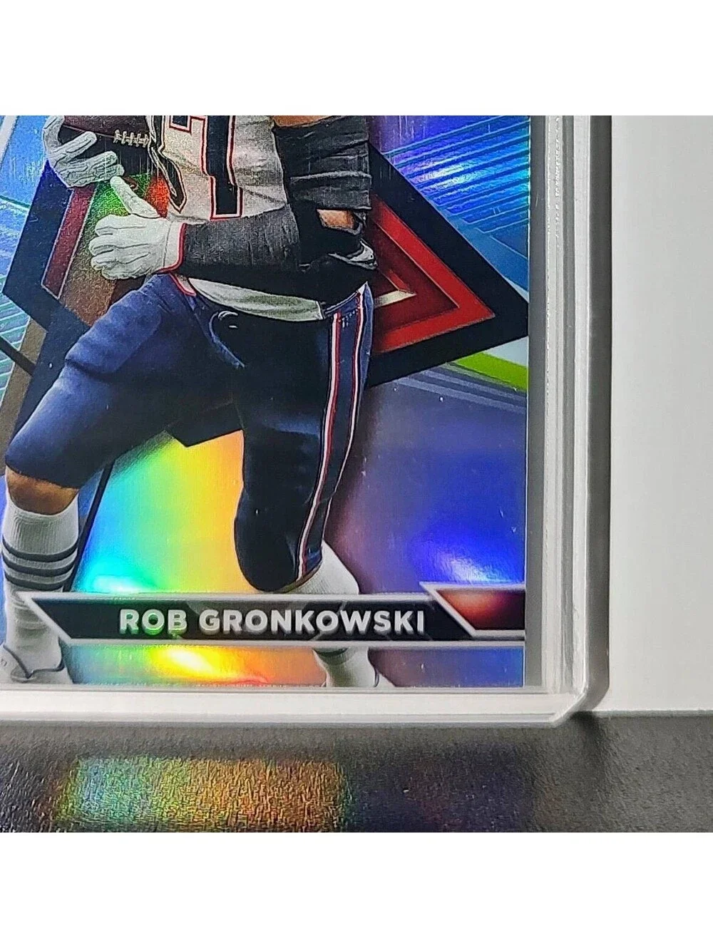 Rob Gronkowski 2023 Topps Finest NFL #213 Refractor Card New England Patriots